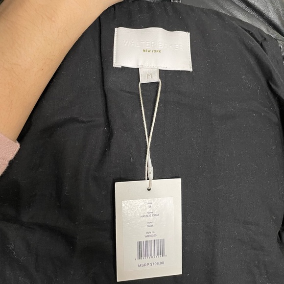 WALTER BAKER Leather Puffer Jacket - Picture 12 of 16